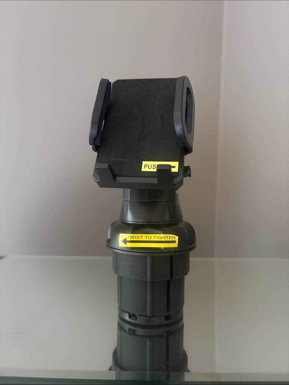 Universal Black Camera/Phone Mount Holder - Adjustable Grip by CupCall